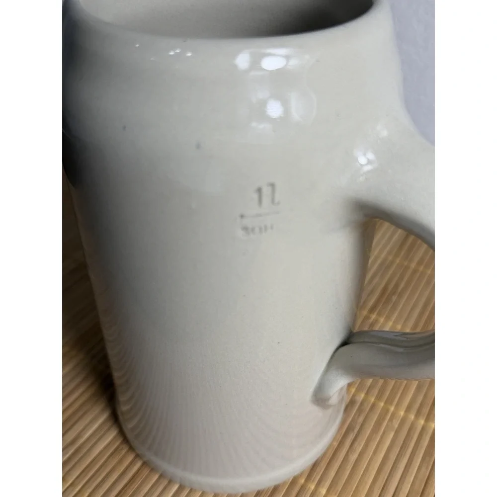 Klosterbrauerei Kreuzberg Brewery Heavy‎ Stoneware Beer Stein Germany 1 Liter